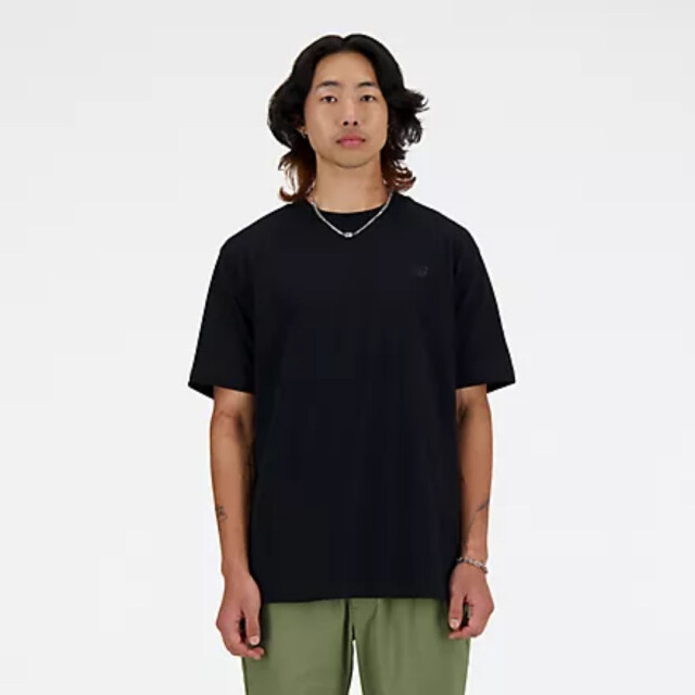 New Balance MT41533 T-Shirts Zwart MT41533 large
