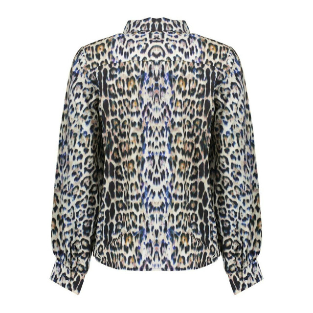 Geisha blouse animal 53614-20 735 /blue/black 06615.830.0003 large