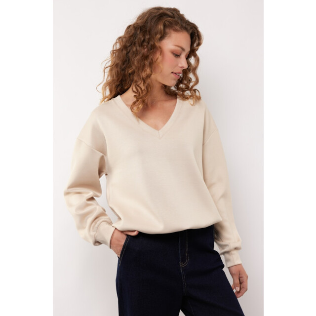 G-Maxx Salma sweater##1; 014 sand beige 4209.05.0037 large