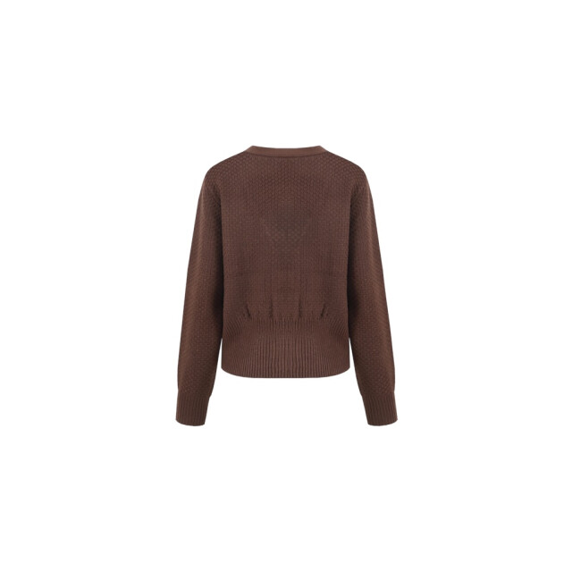 G-Maxx Dolores knitting cardigan##5; 514 dark chocola - 4249.70.0019 large