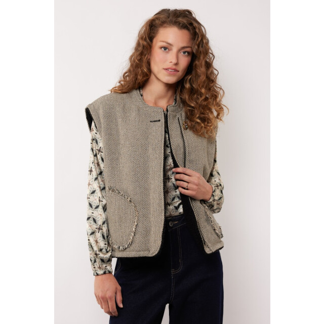 G-Maxx Kamala gilet##3; 001757 blackoli dessin 4259.89.0008 large