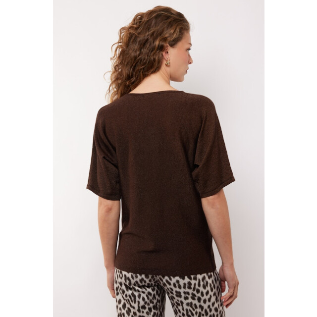 G-Maxx Edlin knit top##4; 514 dark chocola - 4339.70.0012 large