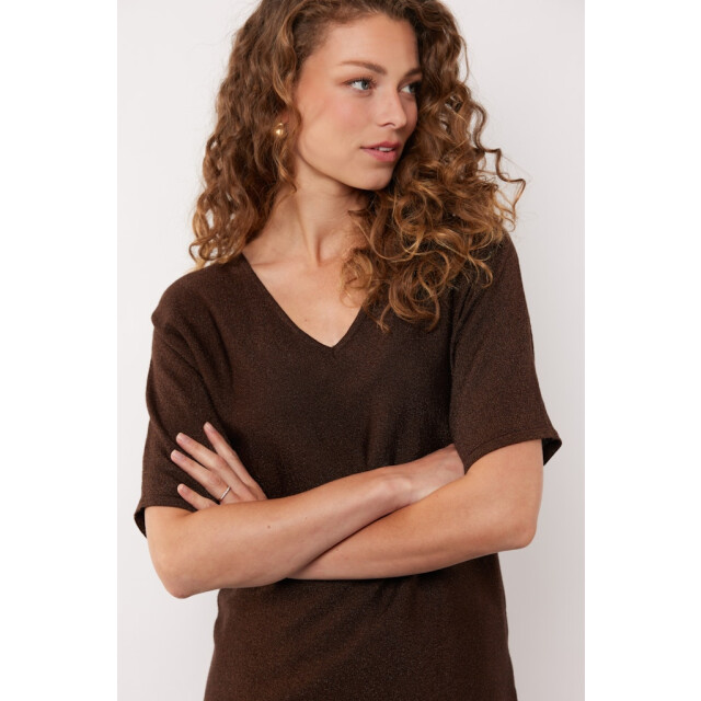 G-Maxx Edlin knit top##4; 514 dark chocola - 4339.70.0012 large