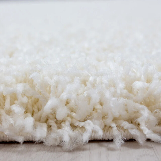 Muratap Basic shaggy vloerkleed creme hoogpolig- 60x110 cm 1128759 large