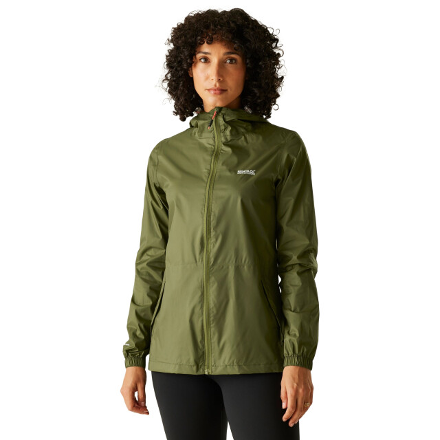 Regatta Dames pk it jkt iii waterdichte jas met capuchon UTRG3501_nephritegreen large