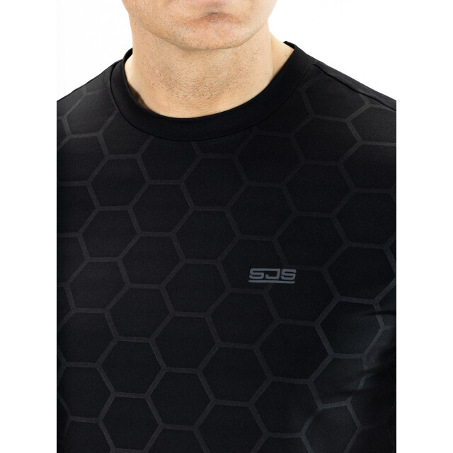 Sjeng Sports nero tee tennis t-shirt korte mouw heren - 071056_990-XL large