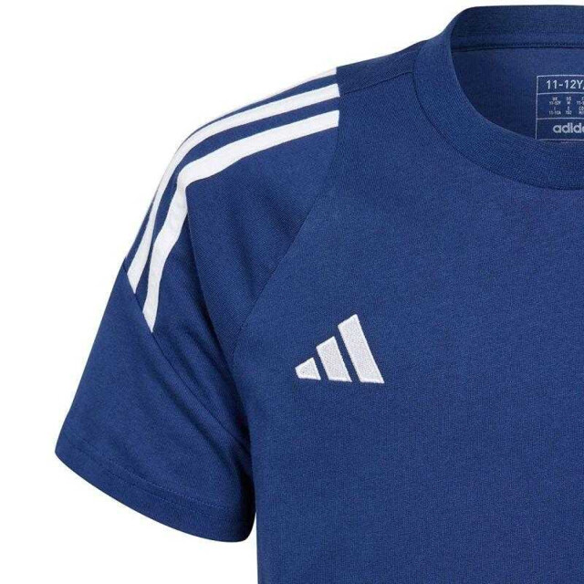 Adidas Kinderen/kinderen tiro 24 t-shirt UTPP4852_navybluewhite large