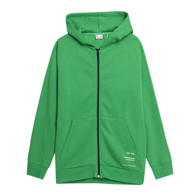 4F Heren ss23tswsm236 hoodie met volledige rits UTPP4813_green large