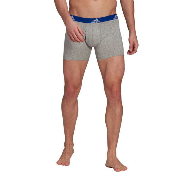 Adidas Boxershorts met herenlogo (3-pack) UTPP479_bluegreyblack large