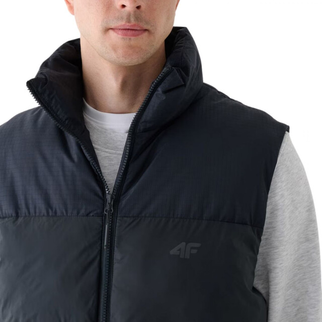 4F Heren m147 synthetisch donzen gilet UTPP4782_black large