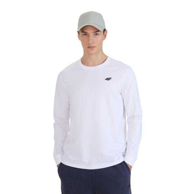 4F Heren wmm00tlonm432 t-shirt met lange mouwen UTPP4741_white large