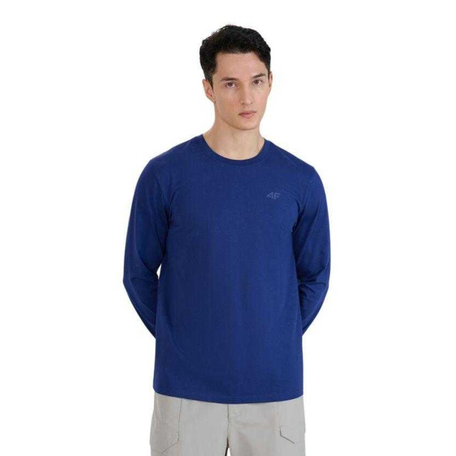 4F Heren wmm00tlonm432 t-shirt met lange mouwen UTPP4741_navyblue large