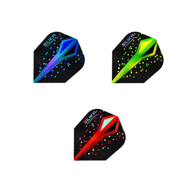 Harrows Colourshift silica kleurverloop dart vluchten (set van 3) UTPP4754_blue large