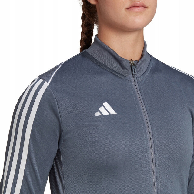 Adidas Dames tiro 23 league trainingsjack UTPP4659_greysilver large