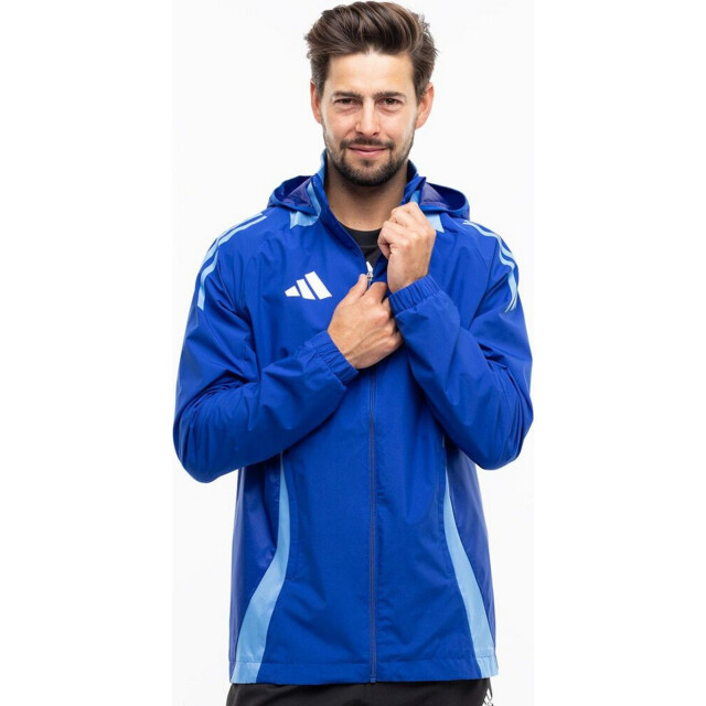 Adidas Heren tiro 24 competition all weather jacket UTPP4644_blue large