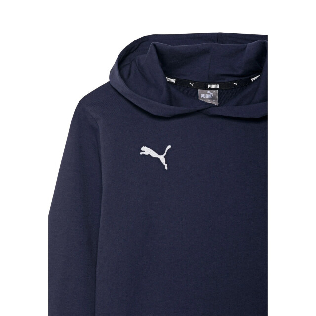 Puma Kinder/kids team goal casuals hoodie UTPP4643_navyblue large