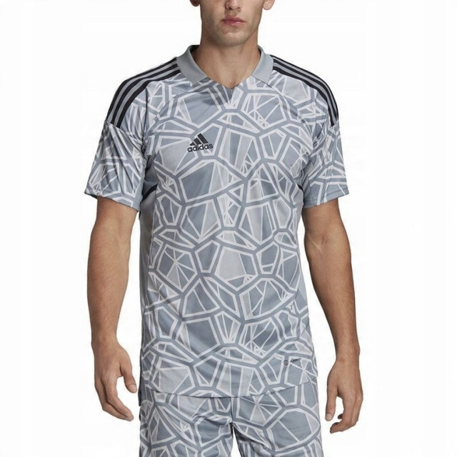 Adidas Heren condivo 22 keepershirt met korte mouwen UTPP4639_grey large