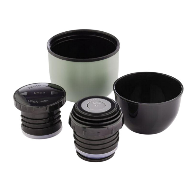 Meteor Logo 1000ml thermische veldfles UTPP4602_green large