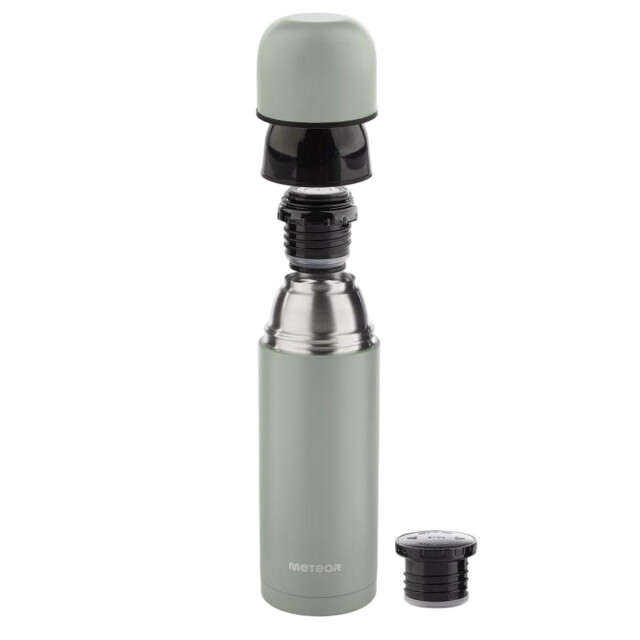 Meteor Logo 1000ml thermische veldfles UTPP4602_green large