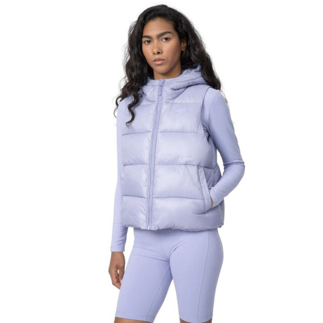 4F Dames synthetische donzen bodywarmer UTPP4448_lightpurple large