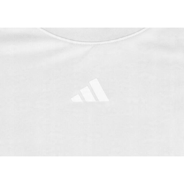 Adidas Dames train essentials drievoudig gestreept aeroready t-shirt UTPP4497_ecru large