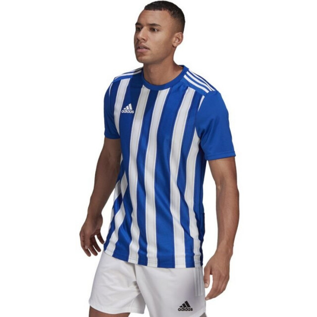 Adidas Heren heren gestreept t-shirt UTPP446_whiteblue large