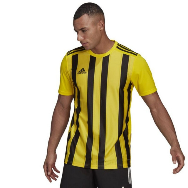 Adidas Heren heren gestreept t-shirt UTPP446_blackyellow large