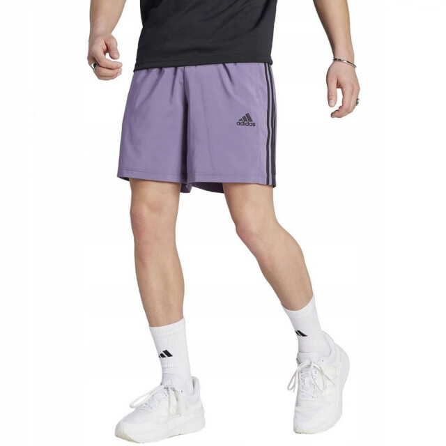 Adidas Heren essentials chelsea aeroready 3 streep shorts UTPP4491_violet large