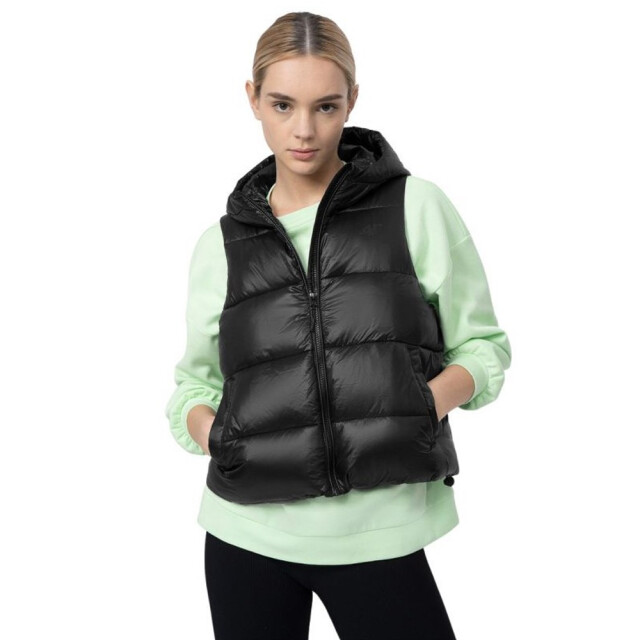 4F Dames synthetische donzen bodywarmer UTPP4448_black large