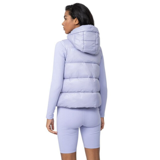 4F Dames synthetische donzen bodywarmer UTPP4448_lightpurple large