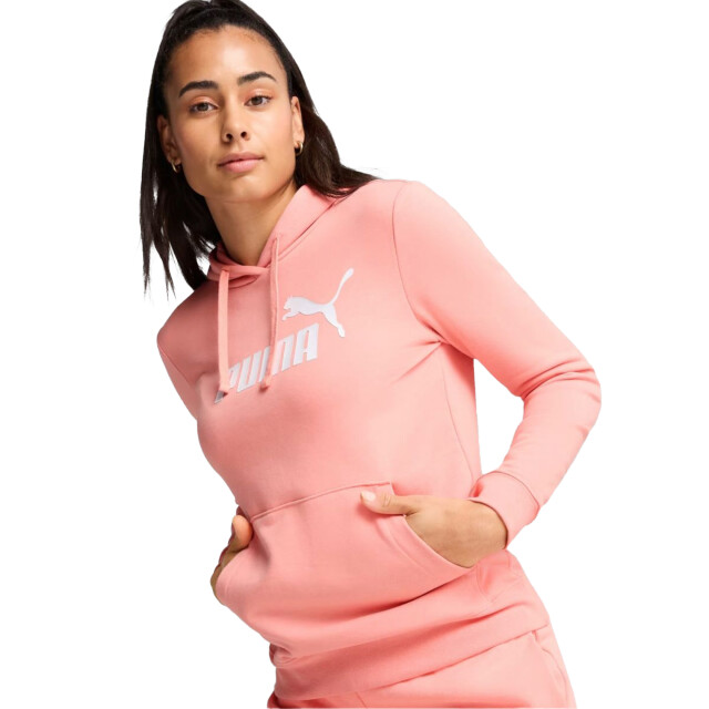 Puma Dames ess no.1 logo hoodie UTPP4385_orange large