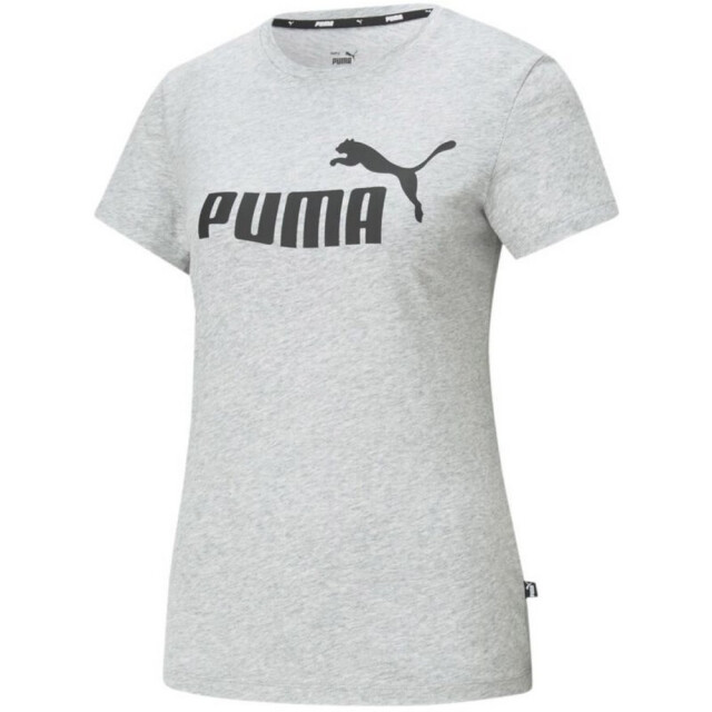 Puma Dames ess logo t-shirt UTPP438_greysilver large