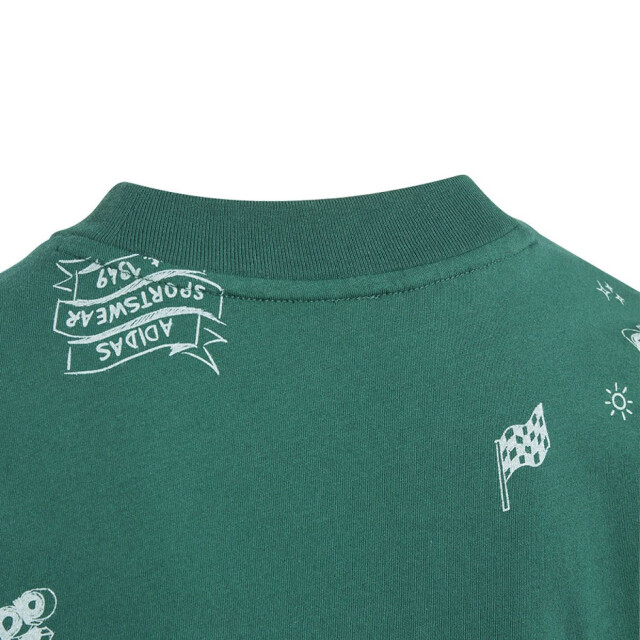 Adidas Kinderen/kinderen bluv q3 t-shirt UTPP4386_green large