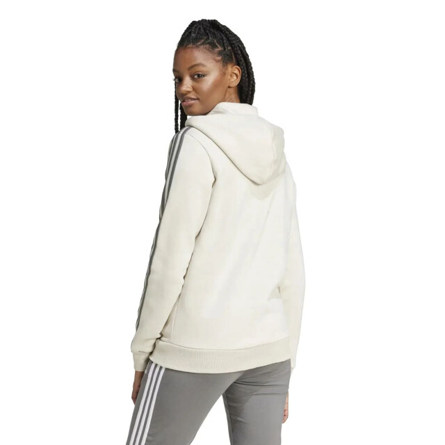 Adidas Dames essentials 3 stripes fleece full zip hoodie UTPP4381_white large