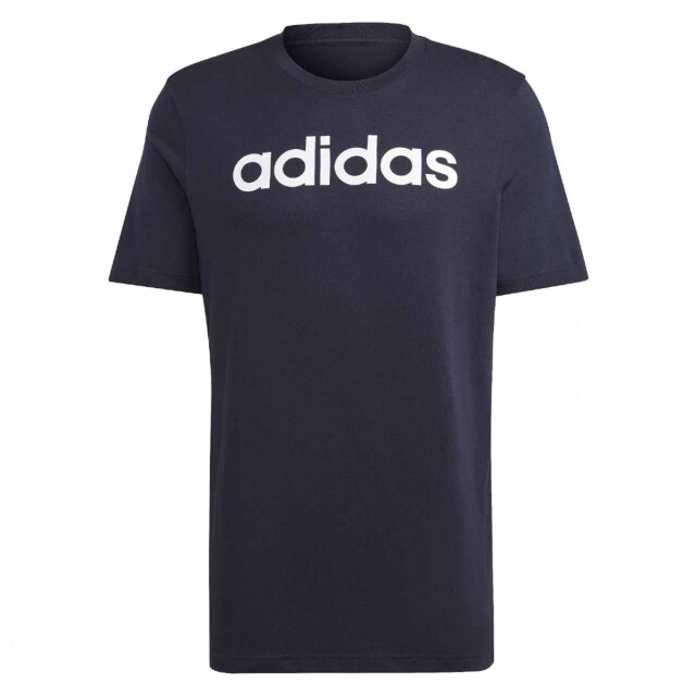 Adidas Heren essentials linear geborduurd logo single jersey t-shirt UTPP4352_navyblue large