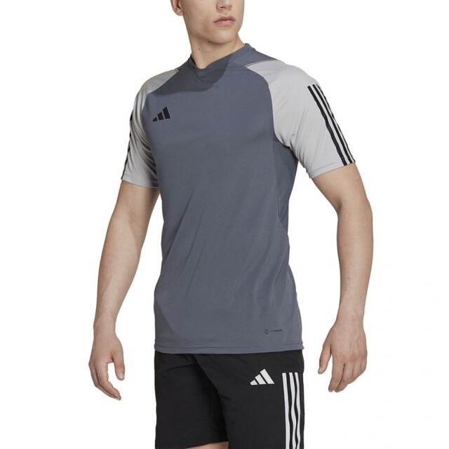 Adidas Heren tiro 23 wedstrijdshirt UTPP4344_greysilver large