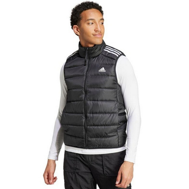 Adidas Heren essentials 3 strepen donzen lichtgewicht gilet UTPP4260_black large