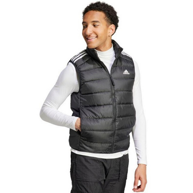 Adidas Heren essentials 3 strepen donzen lichtgewicht gilet UTPP4260_black large