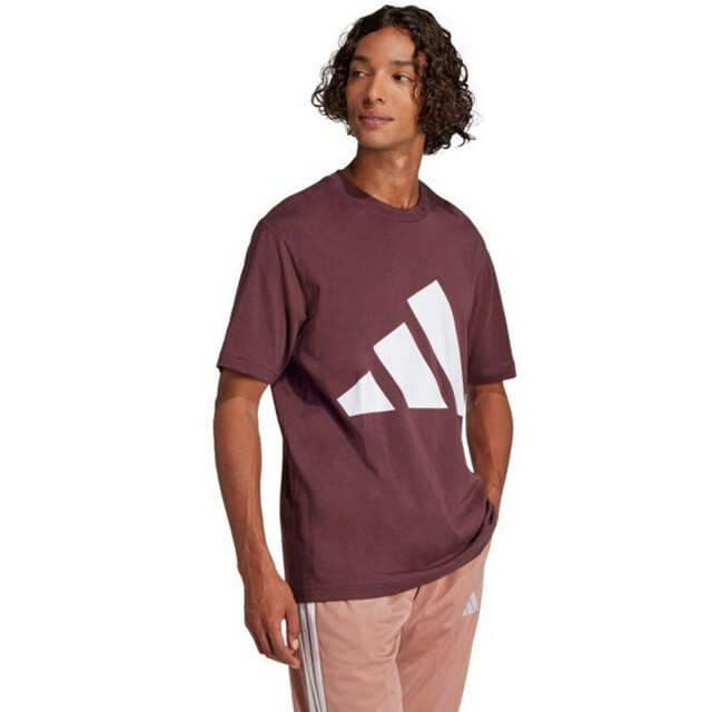 Adidas Heren essentials groot logo t-shirt UTPP4256_red large