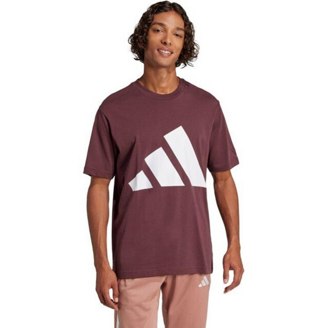 Adidas Heren essentials groot logo t-shirt UTPP4256_red large