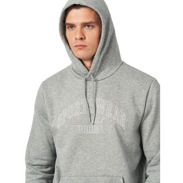 Puma Dames ess+ lab gradient logo hoodie UTPP4202_greysilver large