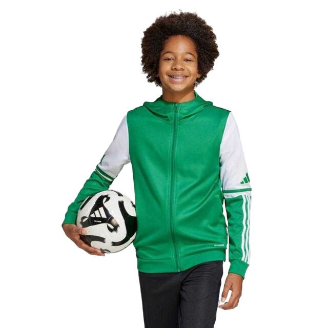 Adidas Kinder squadra 25 full zip hoodie UTPP4186_whitegreen large