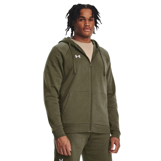 Under Armour Heren sportstyle rival fleece full zip hoodie UTPP4174_green large