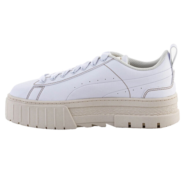 Puma Dames mayze infuse leren trainers UTPP4114_white large