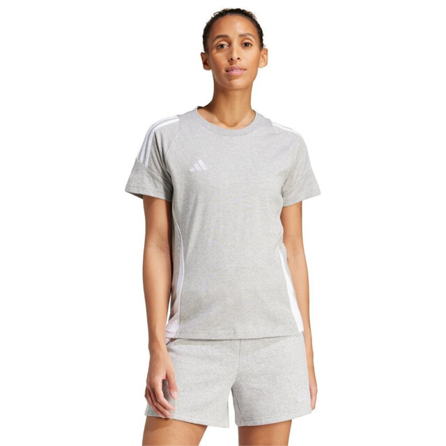 Adidas Dames tiro 24 t-shirt UTPP4009_grey large