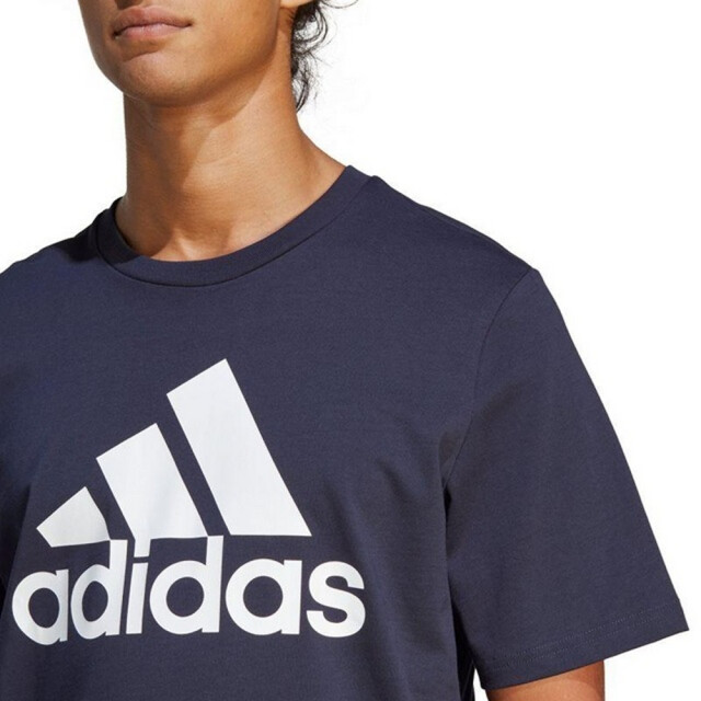 Adidas Heren essentials 3 stripes single jersey t-shirt UTPP3974_navyblue large