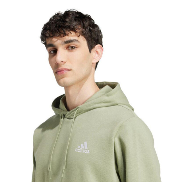 Adidas Heren essential fleece hoodie UTPP4063_olivegreen large