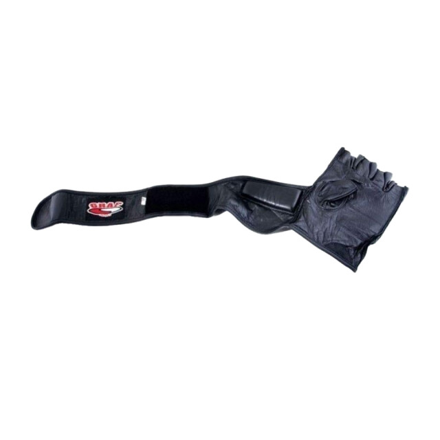 SMJ Sport Unisex volwassen leren vechtsport bokshandschoenen UTPP4052_black large
