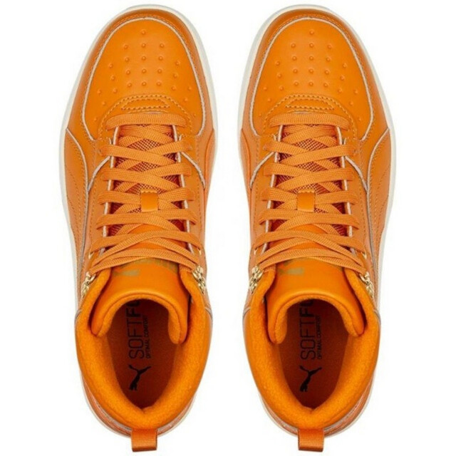 Puma Heren rebound rugged leather trainers UTPP3921_orange large