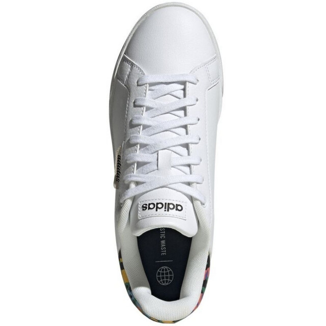Adidas Dames court zijden logo trainers UTPP3850_white large